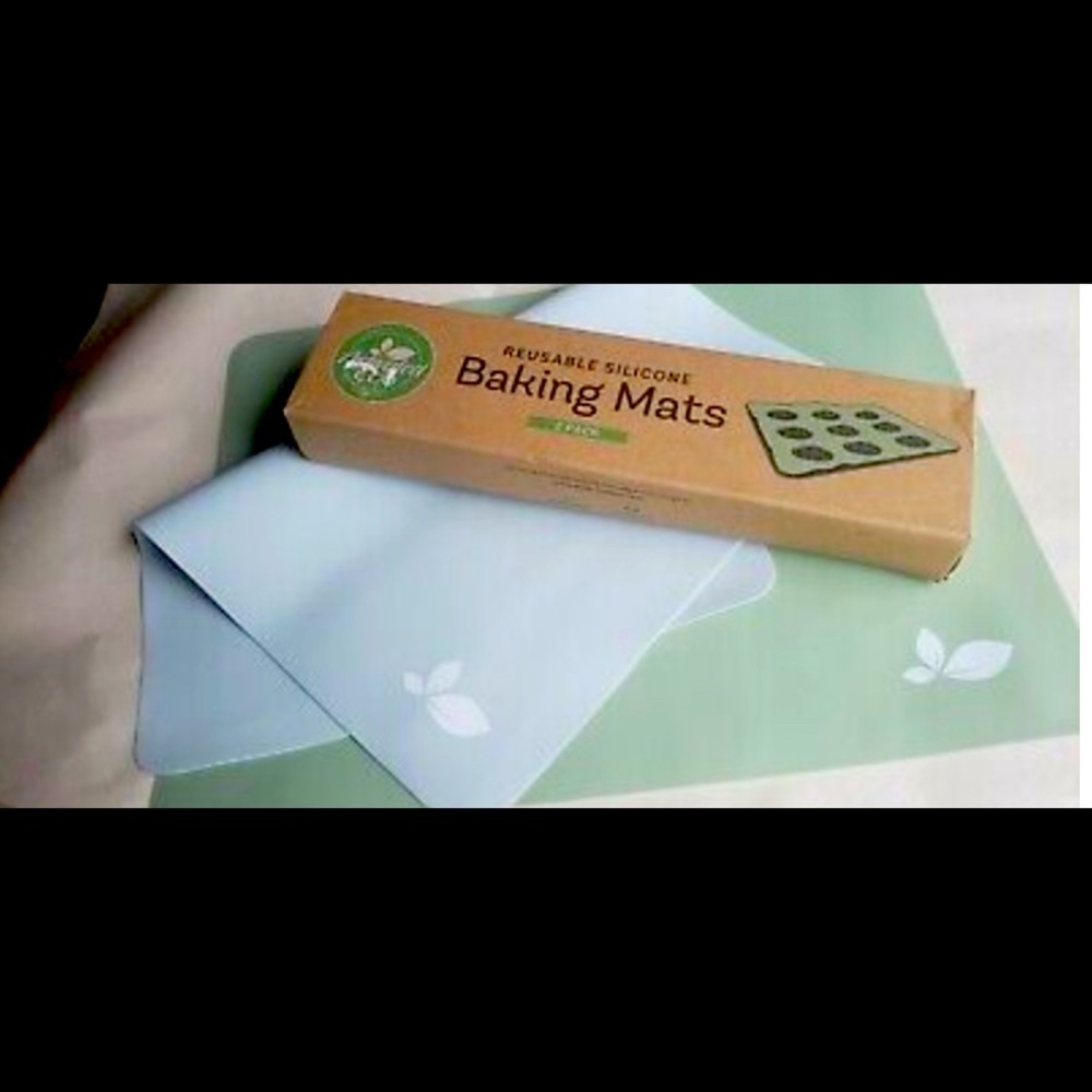 Reusable silicone baking mats pack of two